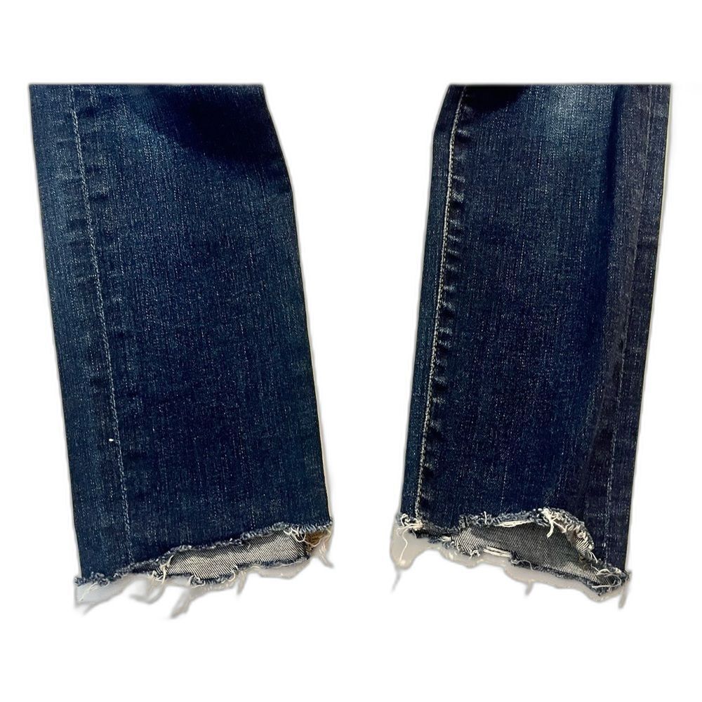 AG Adriano Goldschmied Women’s Distressed Blue Jeans Size 26R - Picture 3 of 16